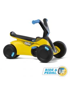 BERG GO² Sparx Yellow Gelb Pedal Gokart Tretfahrzeug Rutschfahrzeug Laufrad 24.50.04.00