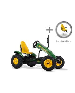 BERG XL John Deere BFR-3 Pedal Gokart 07.21.00.00 + Soziussitz