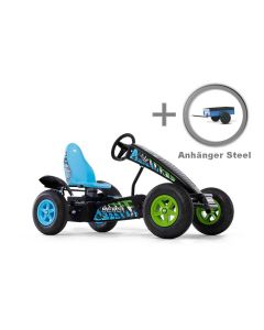 BERG XL X-ITE BFR-3 Pedal Gokart 07.20.17.00 + Anhänger Steel Trailer