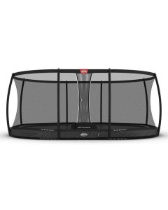 Trampolin BERG Grand Champion InGround 520 Grau Airflow PRO + Safety Net Deluxe 30.33.75.33