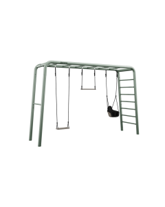 BERG PlayBase Rahmen Large TL Green + Schaukel + Babyschaukel + Trapez 22.41.09.00