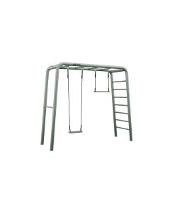 BERG PlayBase Rahmen Medium TL Green + Schaukel + Trapez 22.21.11.00
