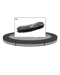 Schutzrand Favorit InGround 380 Grau - Ersatzteil einzeln für BERG Favorit InGround 380cm Trampoline 51.30.12.26