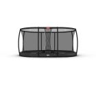 Trampolin BERG Grand Champion InGround 470 Grau Airflow PRO + Safety Net Deluxe 30.33.74.32