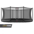 Trampolin BERG Grand Favorit InGround 520 Grau + Safety Net Comfort 30.23.65.31